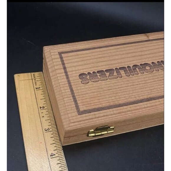 Aladdin Giftware Novelty Gag Gift Tranquilizers Box Wooden - Picture 4 of 7